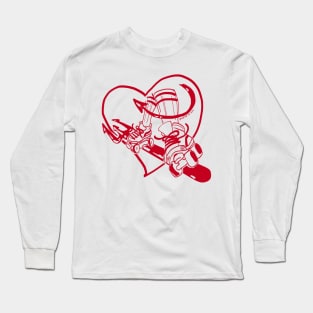 Demonic Slides Long Sleeve T-Shirt